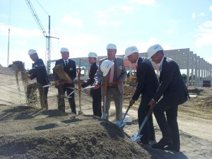 Spatenstich zum Neubau des Logistikparks in Markgröningen