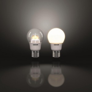 Das Design-Highlight im neuen Osram LED-Lampenportfolio ist die LED Superstar Classic A40. Sie ist als echter Glühlampen-Ersatz genauso klein ist wie das Original. Quelle: Osram